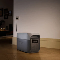 EcoFlow DELTA 3 Max Portable Power Station with 220W Solar Panel (Gray) – D3M-220W-G