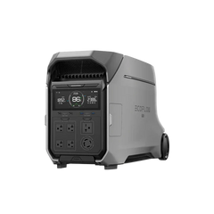 EcoFlow DELTA Pro 3 Solar Generator + 400W Folding Solar Panel – 4096Wh LiFePO₄ Battery, 4000W Output – DP3-400W