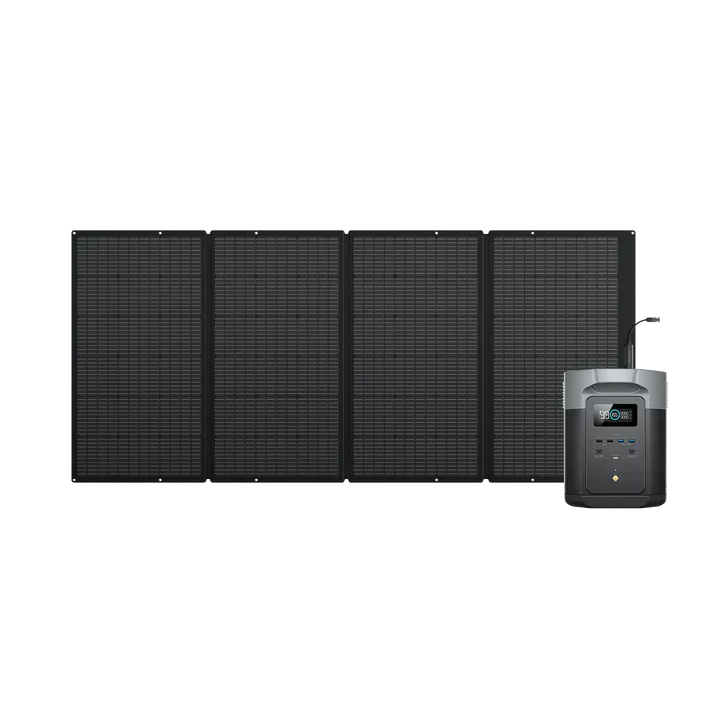 EcoFlow DELTA 2 Max Portable Power Station with 400W Solar Panel – Delta2Max-400W1
