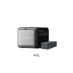 EcoFlow Glacier Classic 45L Portable Fridge Freezer + Plug-In Battery Bundle - EFGLACIER45L-US-EB