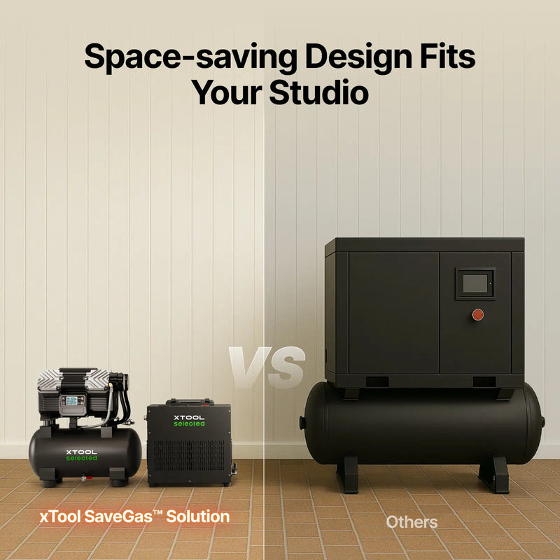 XTool Selected Air Compressor & Air Dryer Bundle – P1030702-P1030705