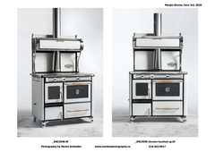 Margin Stoves Radiant View Wood Cookstove – Amish-Built Cast Iron Cook Stove