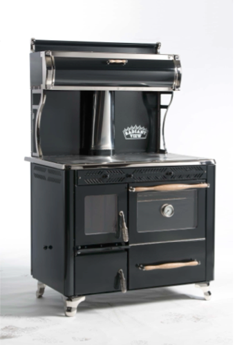 Margin Stoves Radiant View Wood Cookstove – Amish-Built Cast Iron Cook Stove